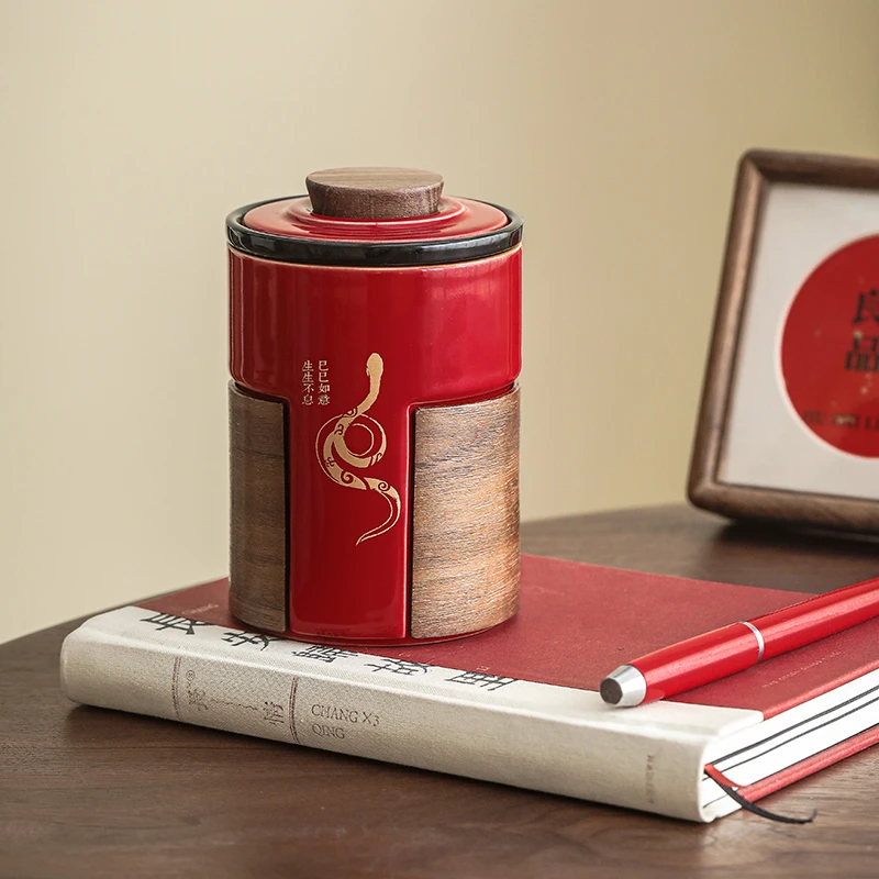 陶瓷蛇年随手杯办公杯泡茶杯茶水分离水杯大容量马克杯子功夫茶杯