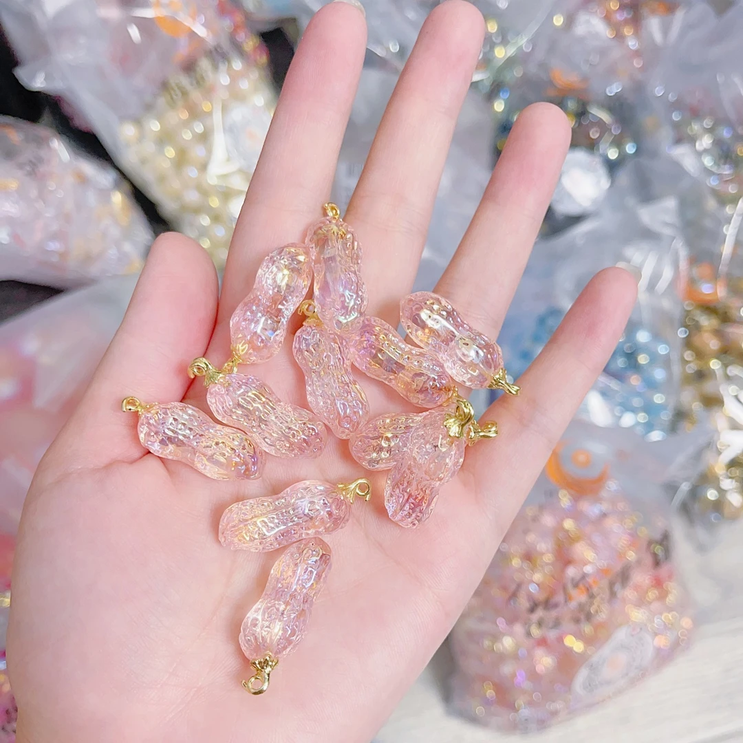 海蒂珠饰配饰配件散珠合金花生手工DIY散珠