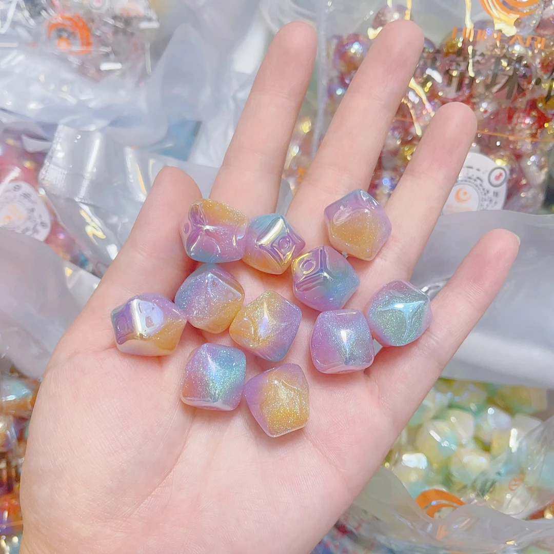 海蒂珠饰新款卡16mm异形人鱼敦煌直孔手工DIY配饰配件散珠