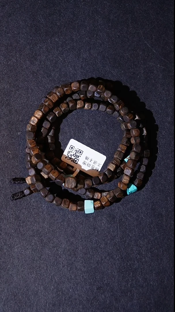 【闪购商品】沉香手串国香棋楠随型方珠多圈随机发设计款