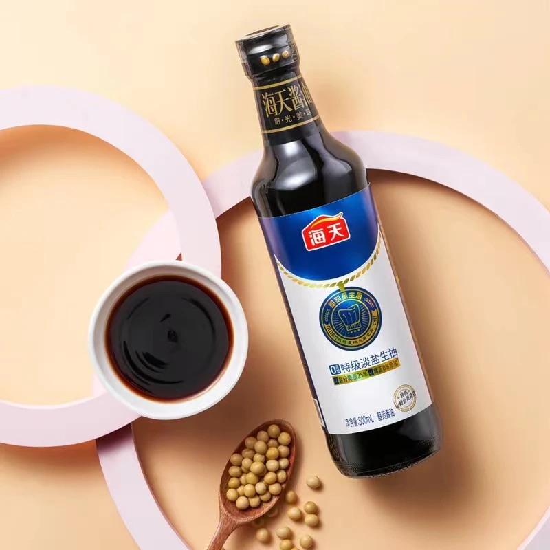 海天 0添加特级淡盐生抽 500ml*2（次日达）