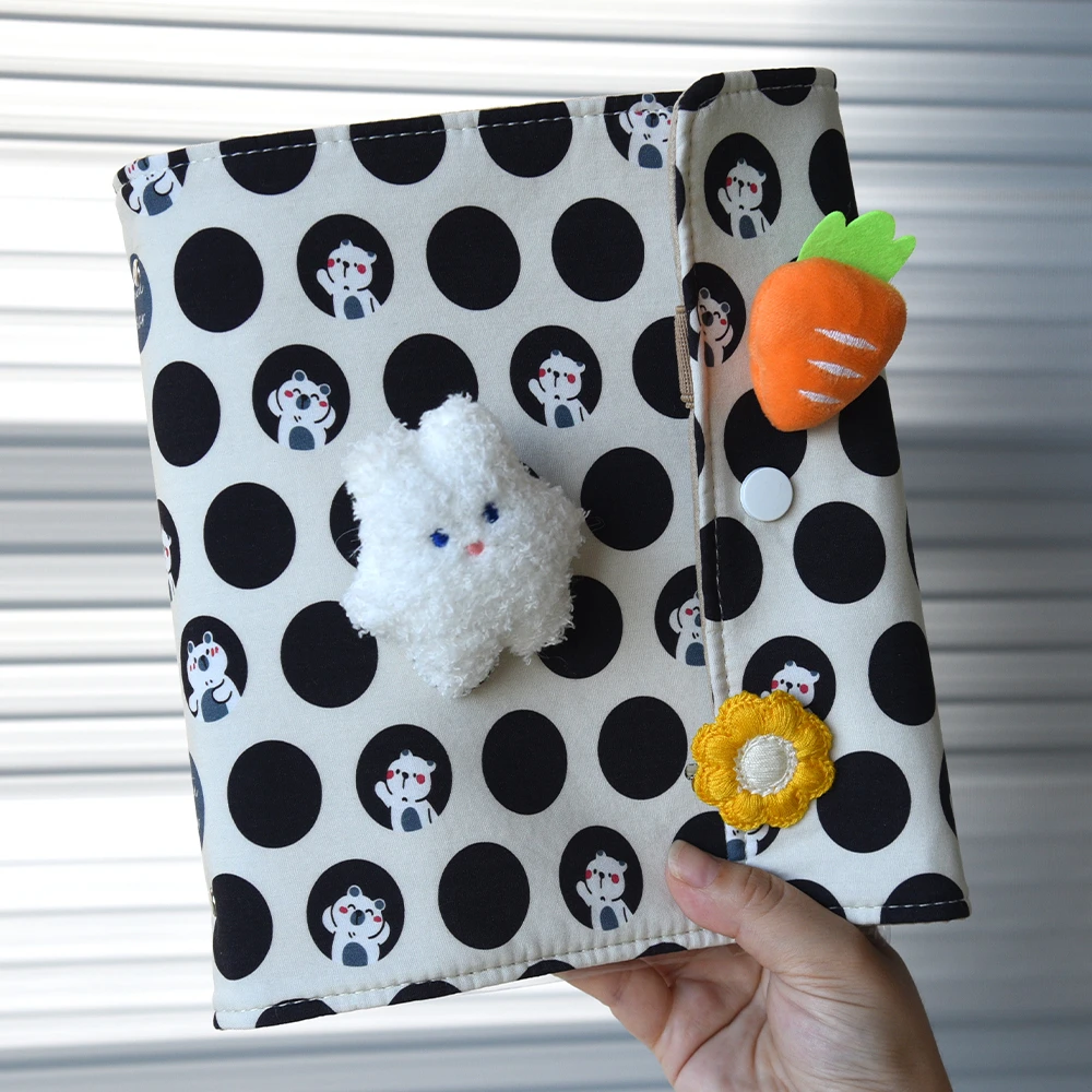 可爱软布可卷便携A5孕检收纳册孕妈孕期产检资料b超单A4资料本夹