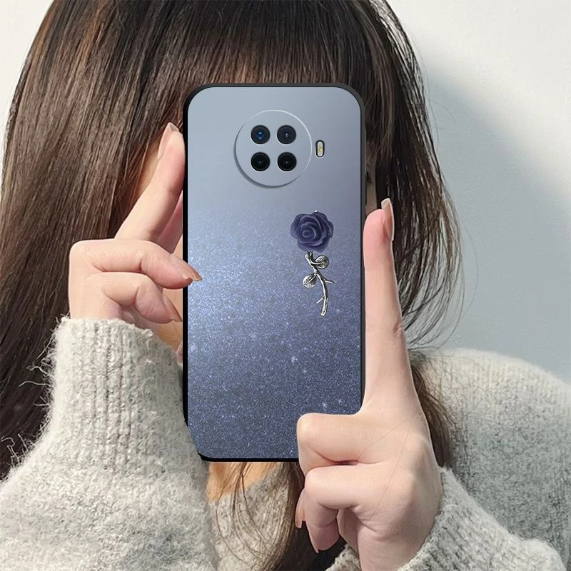 渐变玫瑰OPPOACE2手机壳液态硅胶保护套PDHM00全包直边防摔软外壳