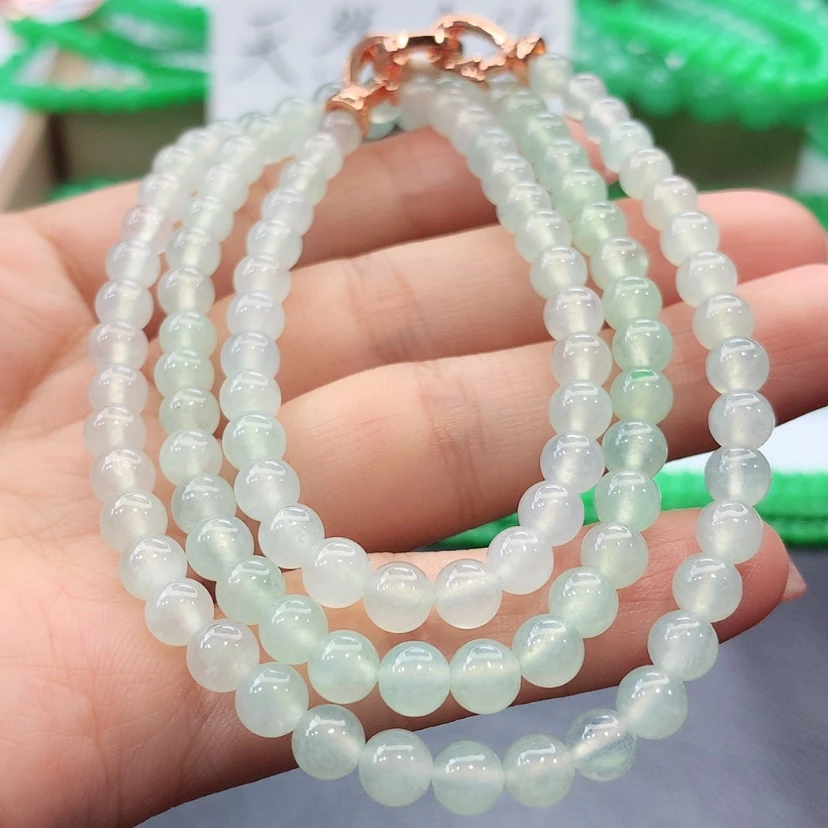 【闪购商品】翡翠手链未镶嵌山**教