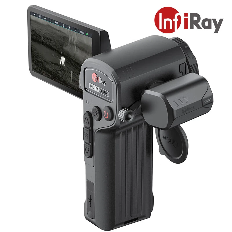 艾睿巡洋舰PH35+手持热成像夜视仪测距版640探测器高清一体大屏机