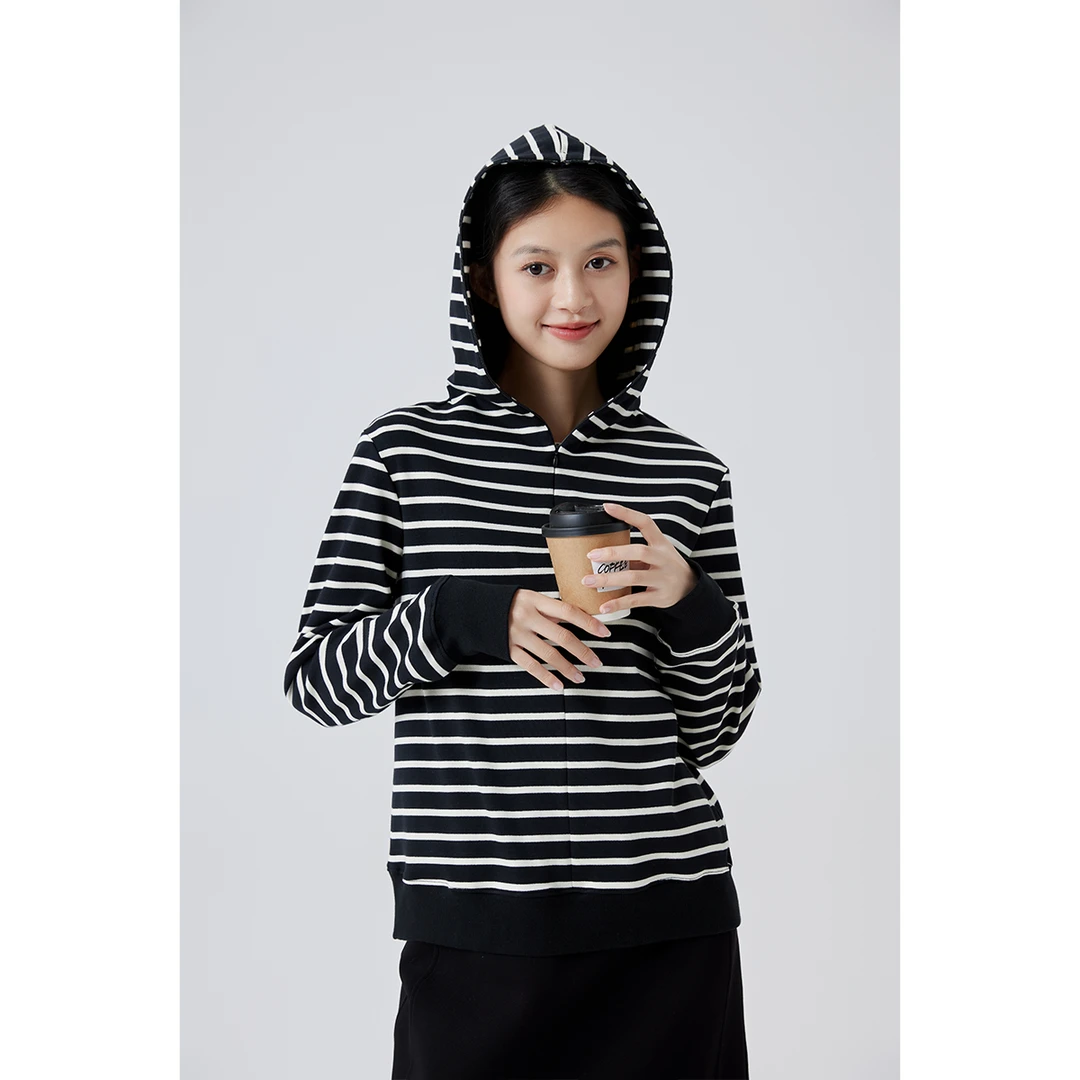 【素墨原创】航海假日新品带帽款卫衣33572