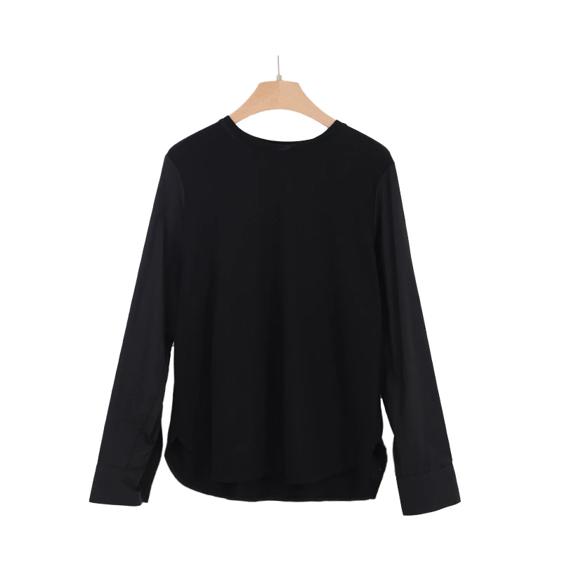 春秋季圆领长袖T恤  11100