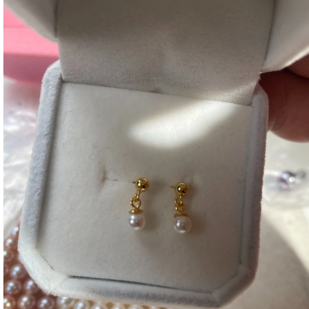 【锦汐珍珠】4-4.5mm仙女耳坠