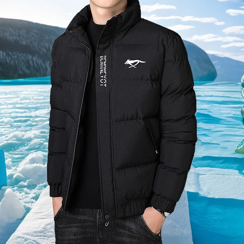 7匹男士断码狼冬季新款立领棉服短款时尚休闲百搭加厚保暖外套男