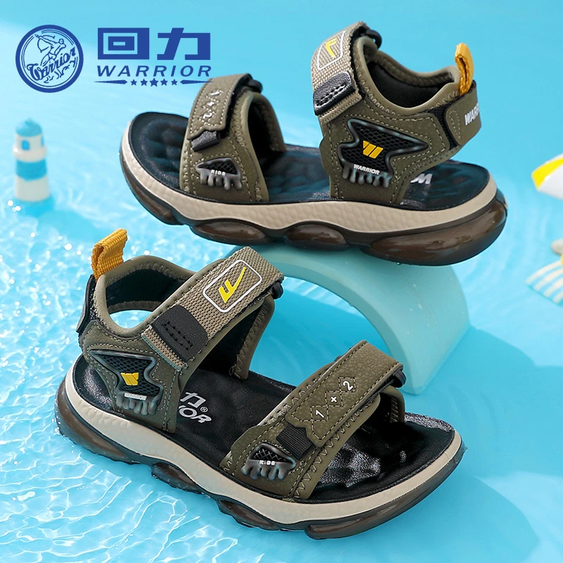 回力品牌儿童鞋子夏季新款男童时尚休闲沙滩鞋男孩软底凉鞋潮0940