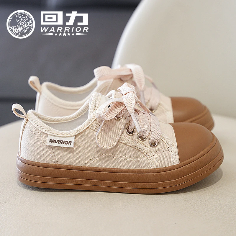 回力品牌儿童鞋子2024年春秋新款中大童日常简约魔术贴帆布鞋1721