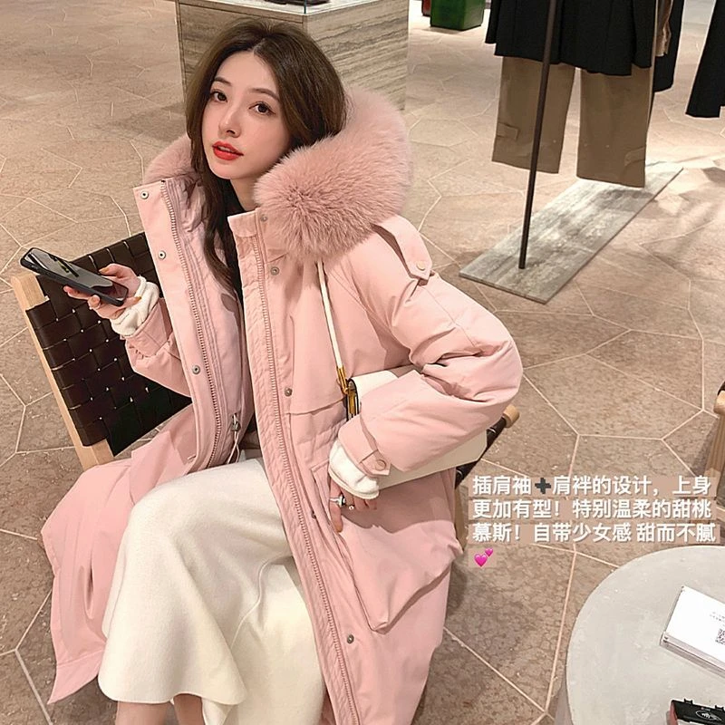 波司澄冬季2023新款保暖羽绒韩版中长款过膝学生高端外套羽