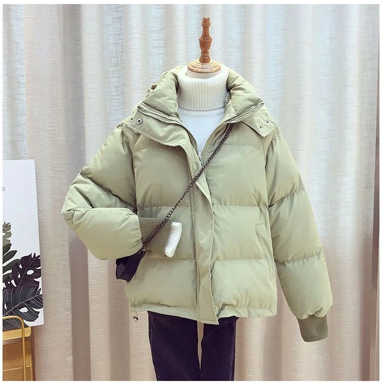 波司澄羽绒服女短款面包服chic东大门港风韩版宽松加厚学生保暖冬