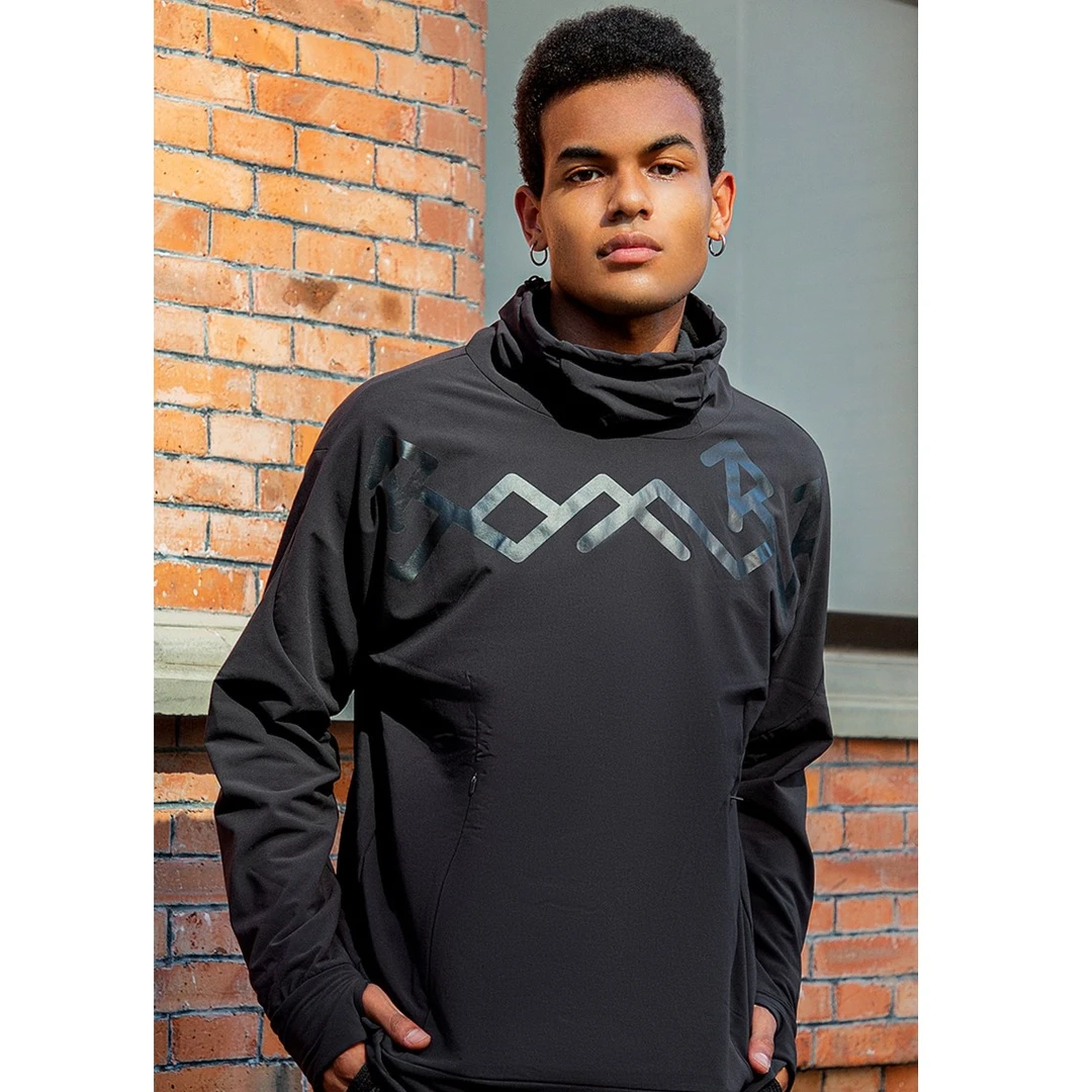 ATHLETA阿仕利塔秋冬加绒防风保暖高领连帽外套BBR系列长袖BR0236