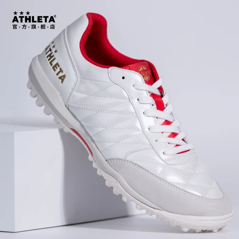 ATHLETA阿仕利塔碎钉TF男PU缓震耐磨训练专业足球鞋