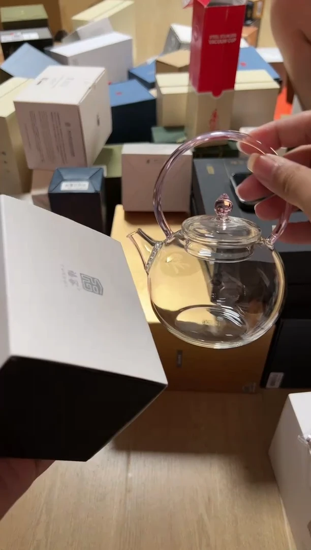 【闪购商品】福容锦卿壶粉色（激光打孔）+佰享对杯浅粉