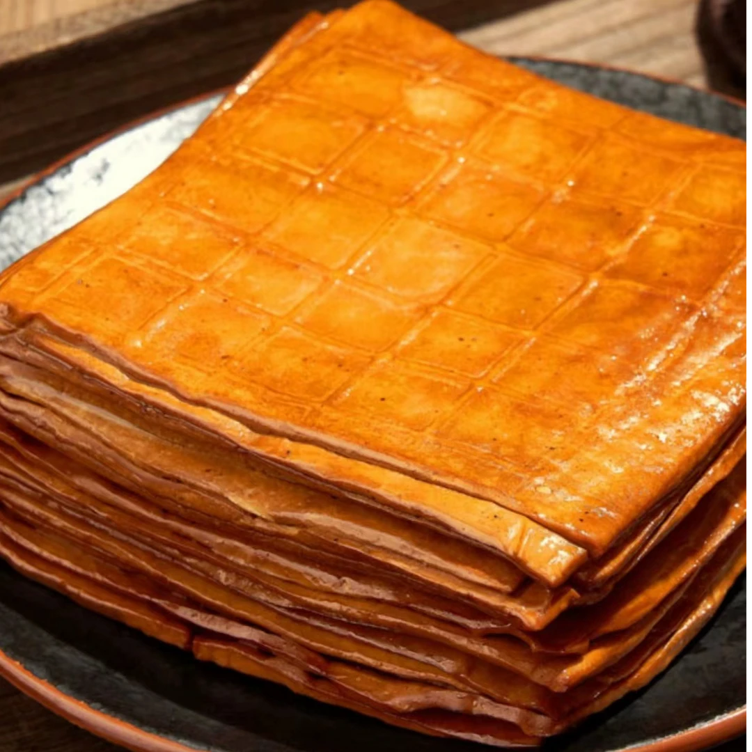 重庆网红气泡火锅豆干 500g （1包*10片装） 软耙糯嫩 凉拌串串商用