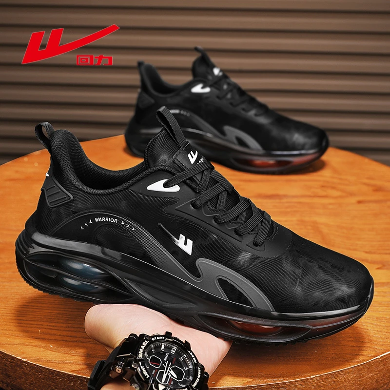 回力皮面休闲鞋男款秋冬新款户外出行开车厚底耐磨运动鞋百搭男鞋