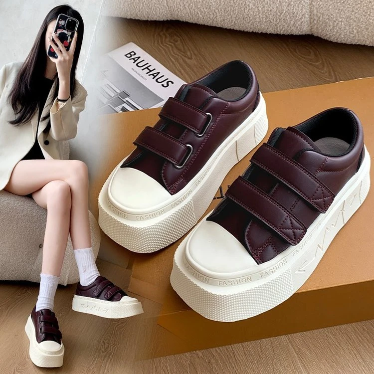 编码601-684~时尚百搭潮流厚底德训鞋板鞋休闲鞋圆头小众ins