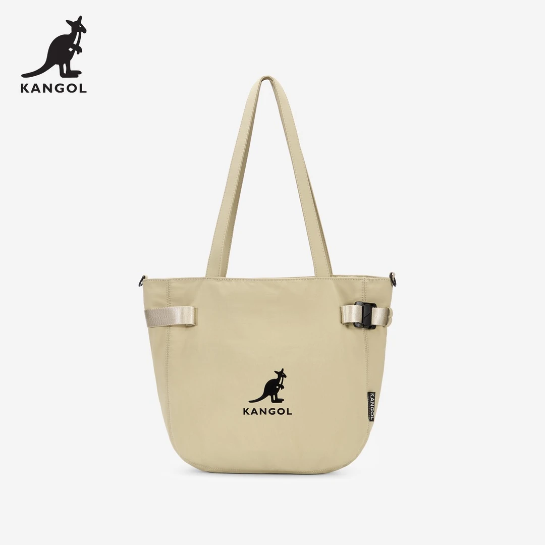 KANGOL韩系尼龙托特包简约大容量单肩斜挎包上课通勤防水斜挎女包