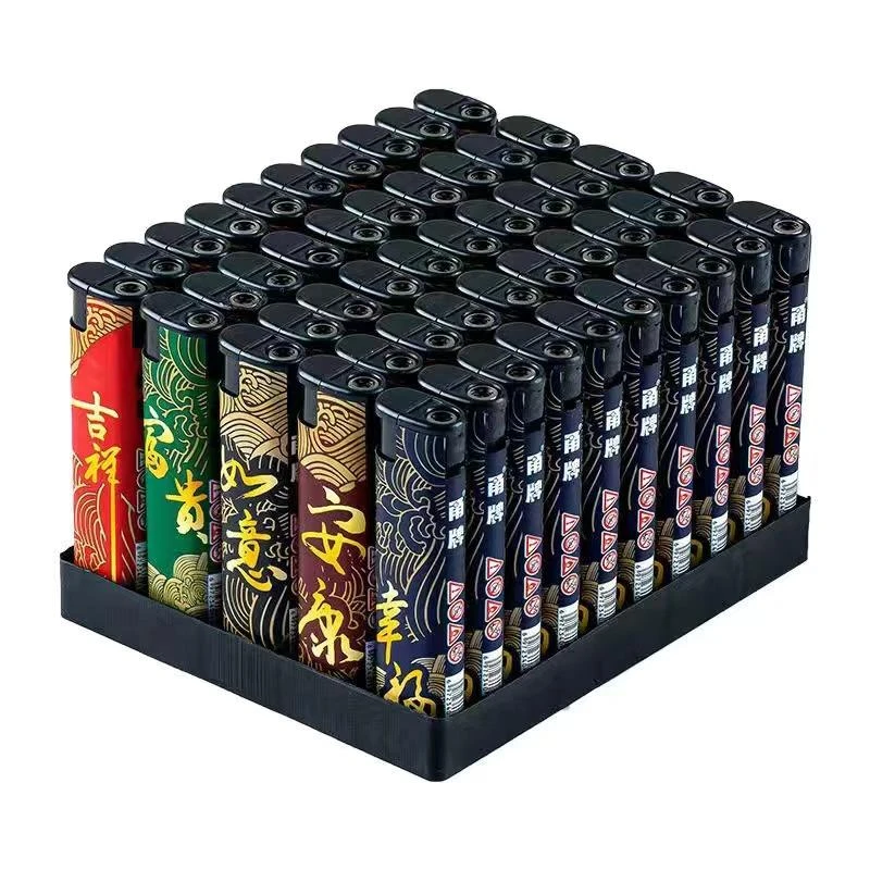 破损包赔防风打火机家用一次性便利店超市批发时尚防爆多样加厚哦