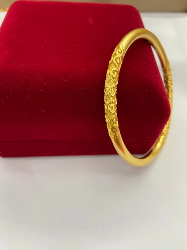 铜合金手镯 【金熙】卷草纹手镯