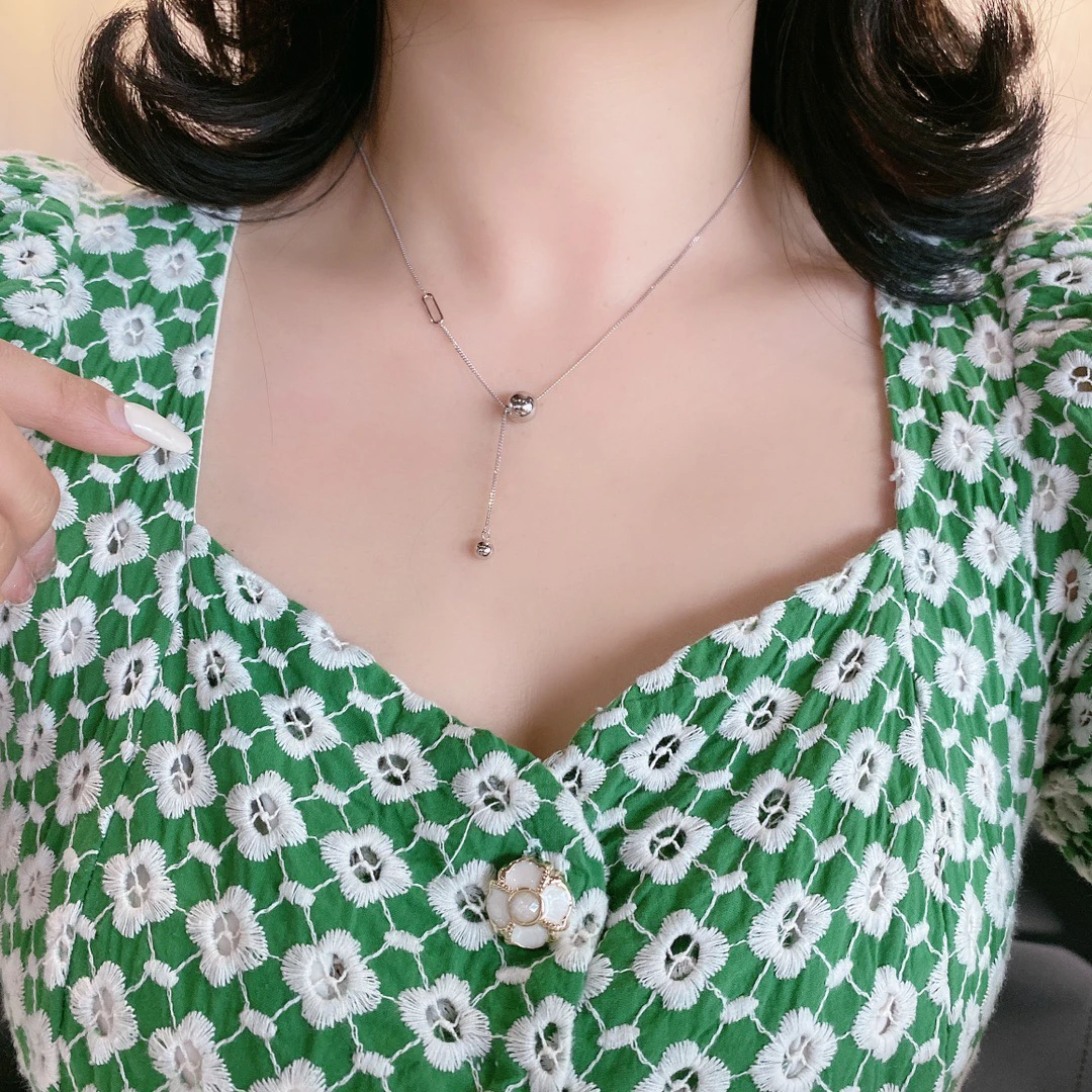 坠链均925银 纯银925岁岁平安 有求必应项链百搭轻奢