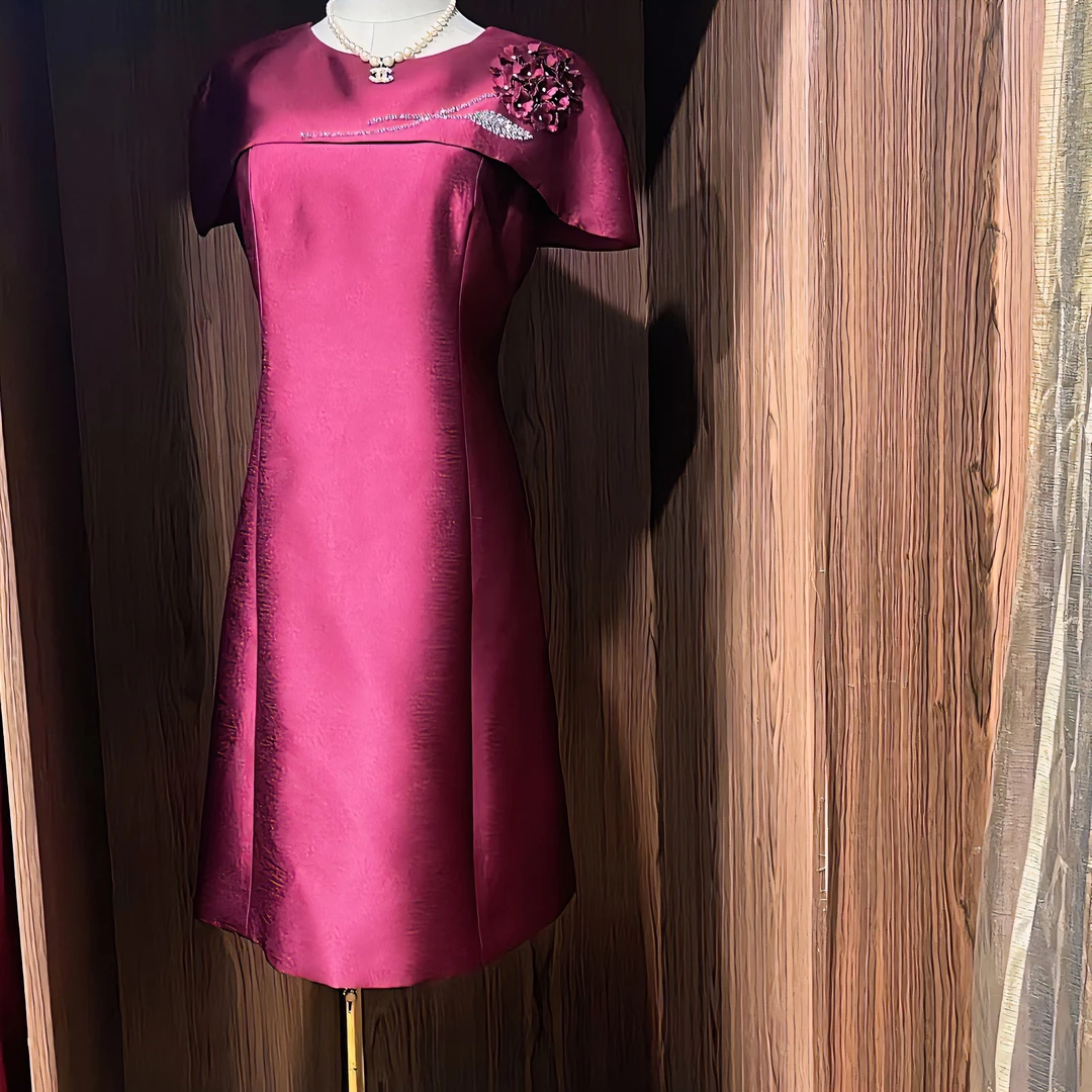 51429-11喜婆婆喜妈妈高端定制时尚轻奢婚礼礼服