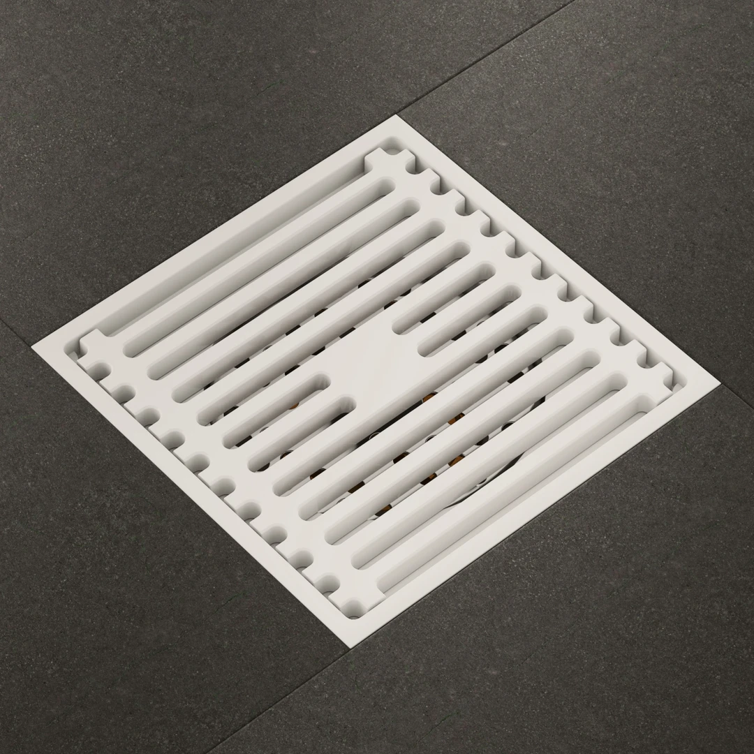 304不锈钢奶白地漏卫生间下水道防臭神器厨房干区阳台洗衣机通用