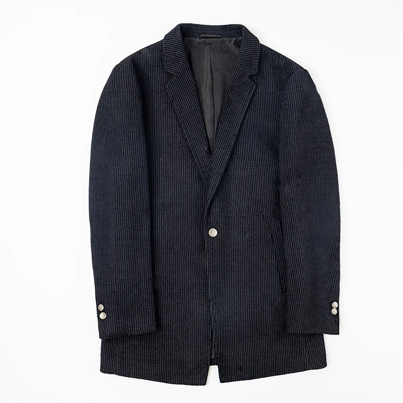 秋冬新款灯芯绒男士时尚休闲西装(1307)