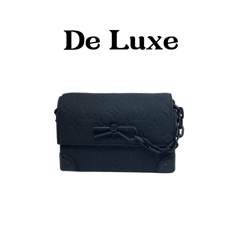 全新未使用 LouisVuitton/路易威登 Steamer黑皮盒子包M81746