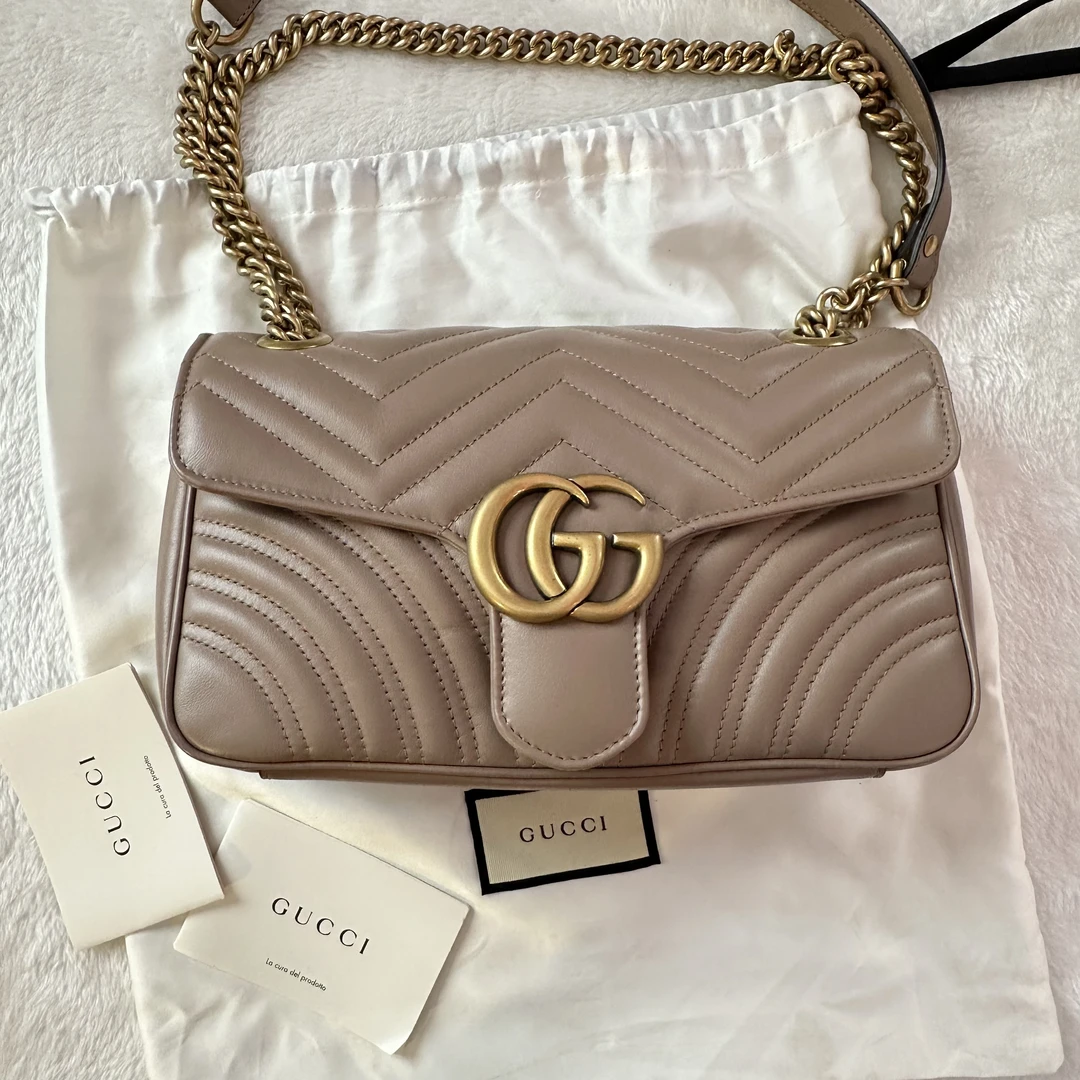 99新 GUCCI/GUCCI 闲置马蒙26裸色