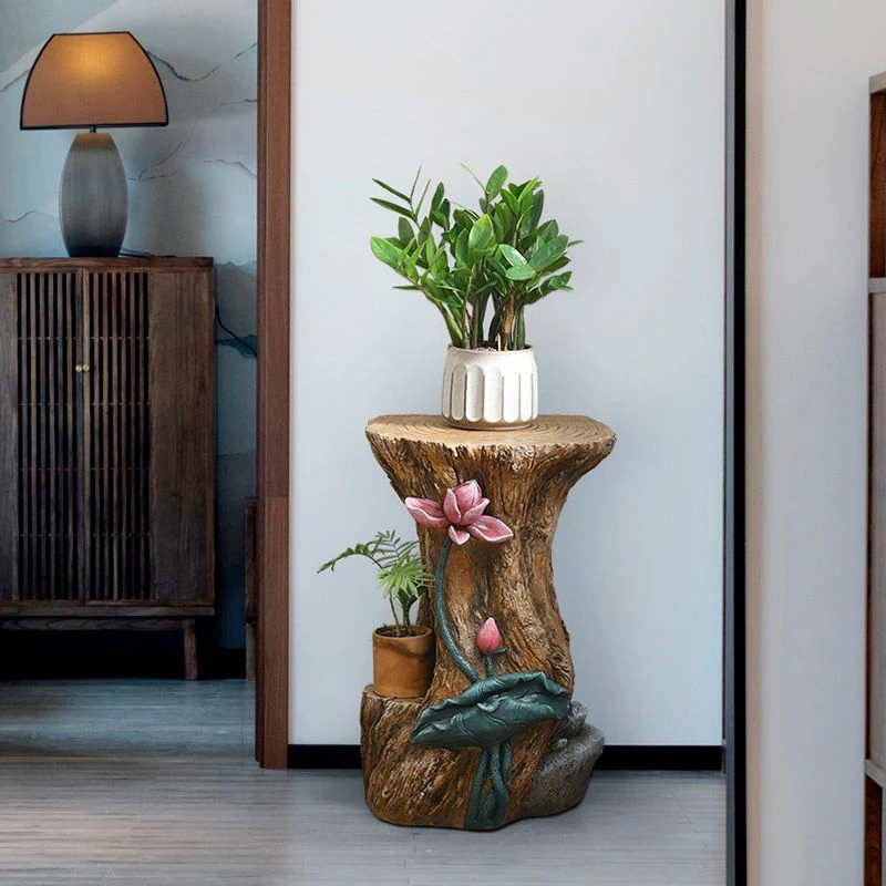 【轻奢家居】花架子室内客厅阳台多功能置物架家用落地式花几盆景盆