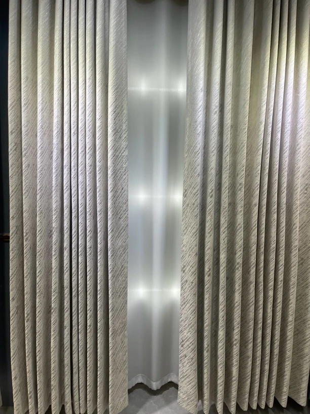 2024秋季新款雪尼尔银枝小梦高端窗帘法式/美式/中古/现代/轻奢