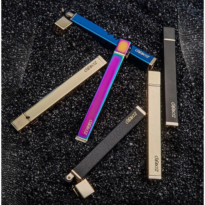 原装佐罗打火机迷你充气男士创意个性磨砂刻字网红定制打火机刻字