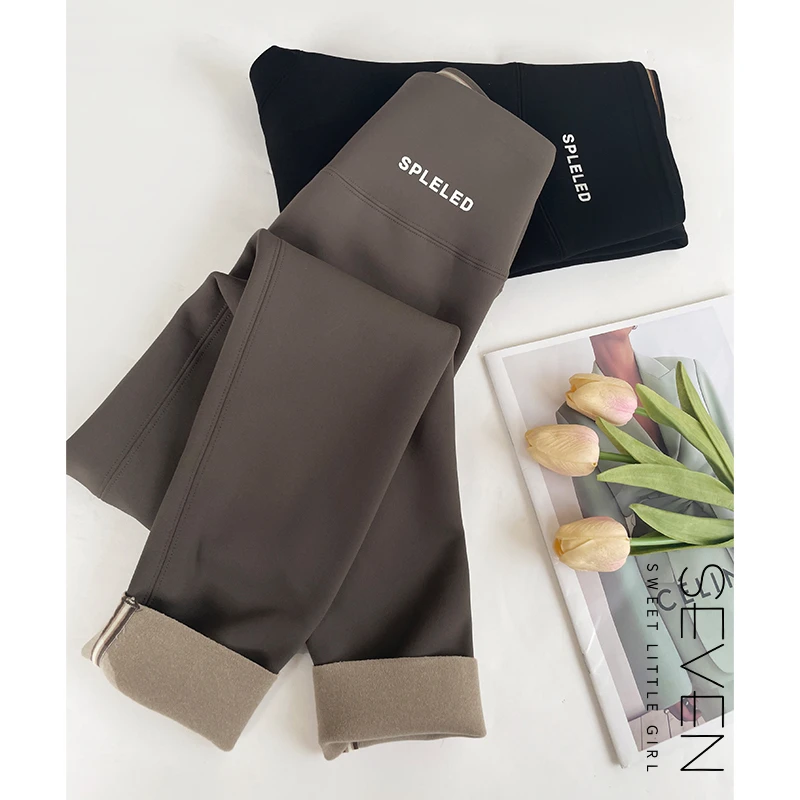 13③七七146小个子鲨鱼裤女外穿紧身弹力加绒厚瑜伽打底裤