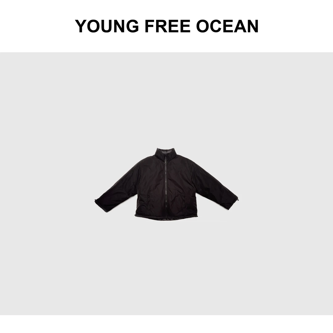 YOUNG FREE OCEAN2024冬款 半高领双面穿羽绒夹克72051