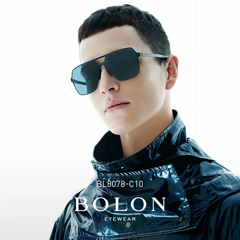 BOLON/暴龙BL8078偏光太阳镜质感铝镁男士金属墨镜大框防紫外线