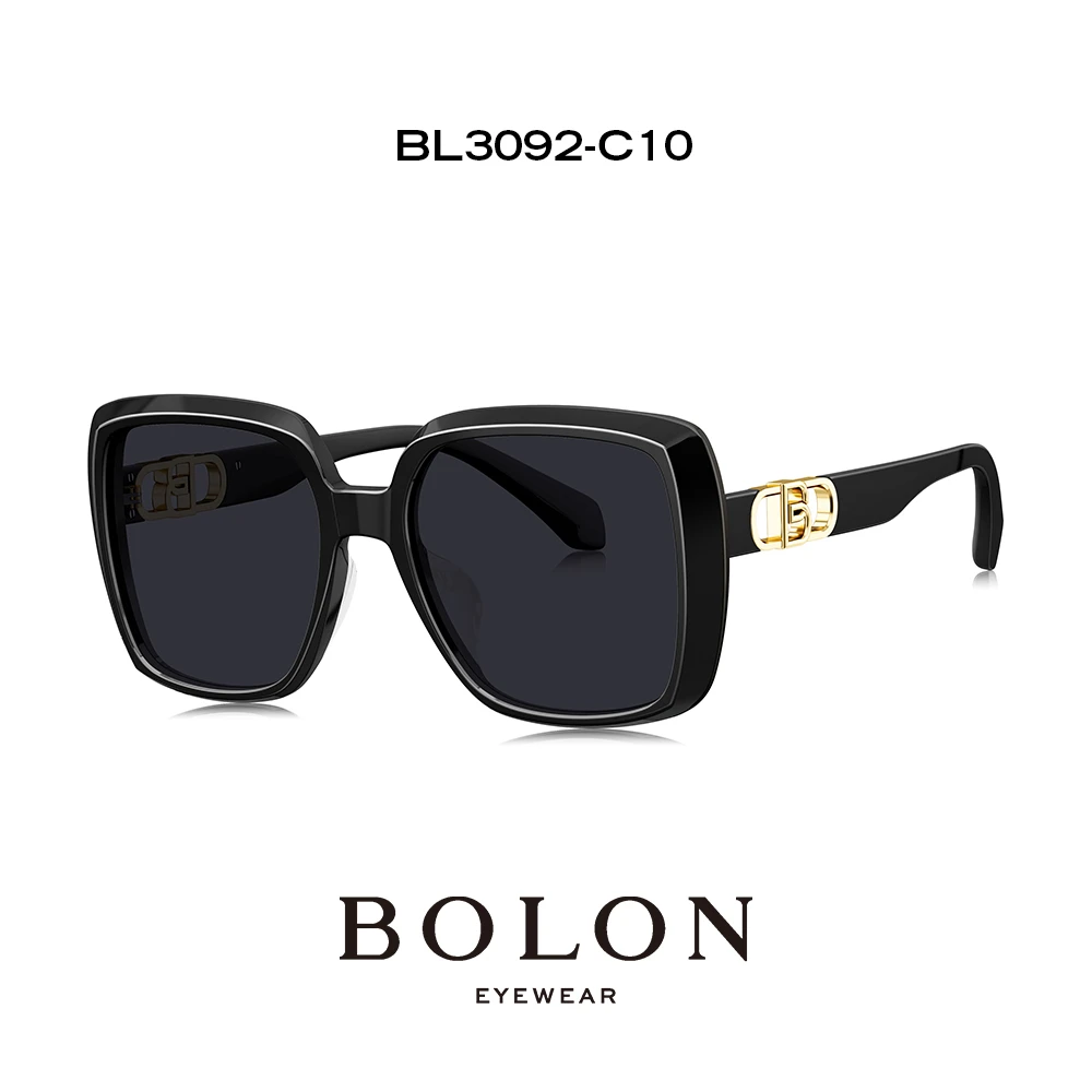 BOLON暴龙眼镜2023新品大框防晒眼镜偏光墨镜时尚太阳镜女BL3092
