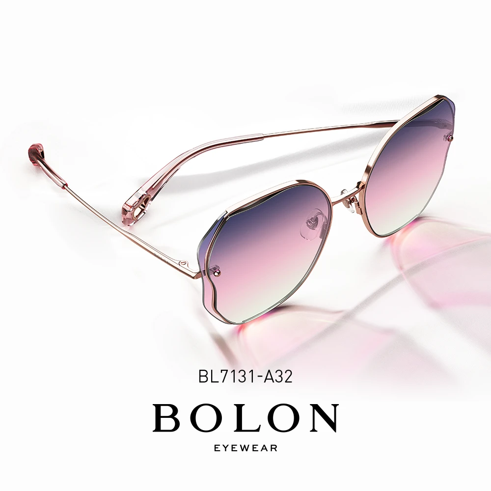 BOLON/暴龙BL7131女款太阳镜百搭金属个性墨镜时尚防紫外线女士