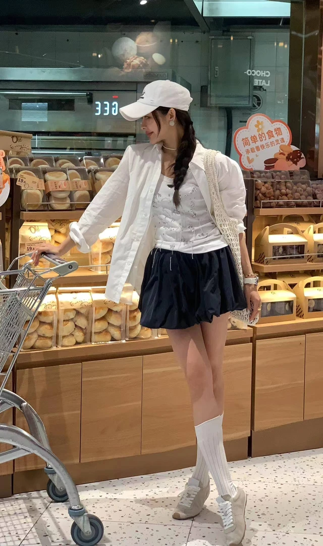 Singularity Me 6673【风中芭蕾】时尚弹力腰伞裙蓬蓬裙短裙