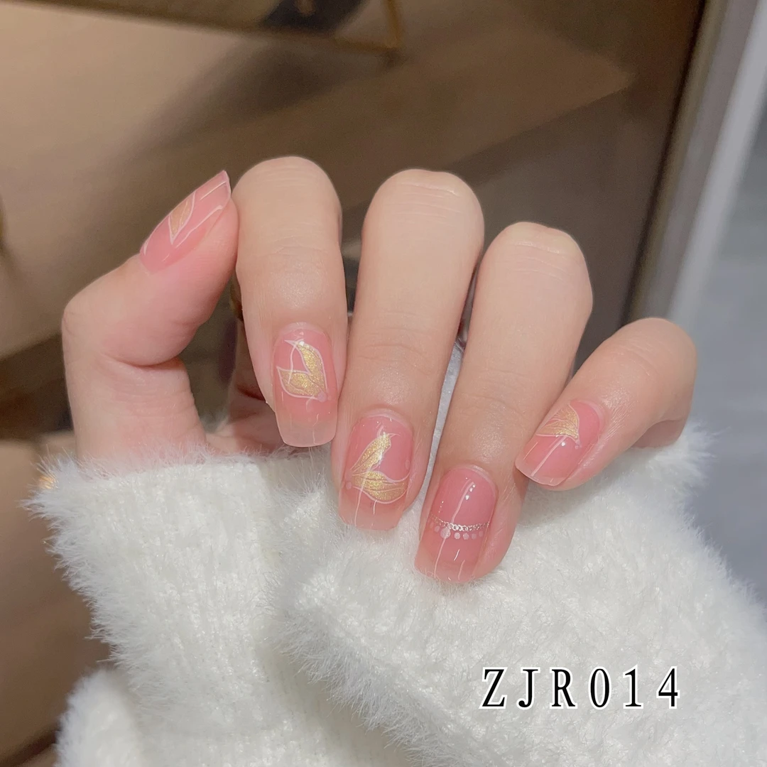 【烤灯变硬】014号～人鱼精灵 半固化凝胶美甲贴