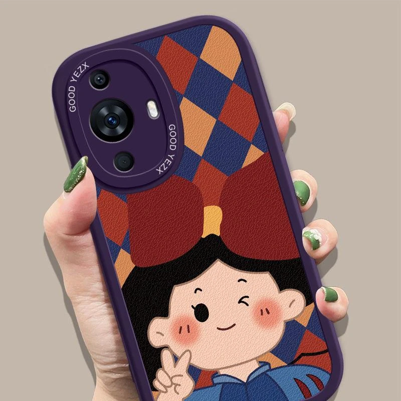 比耶公主华为Nova11手机壳Nova11Pro卡通小羊皮Nova11Ultra软壳