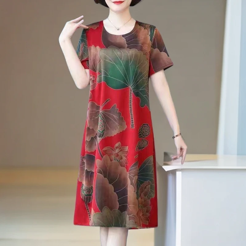 时尚长袖妈妈装（直播间商品 私拍随机发）