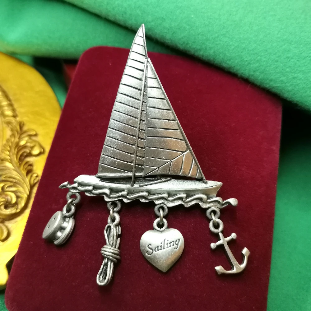 细节大师美国JJ远航胸针[2411191-048]