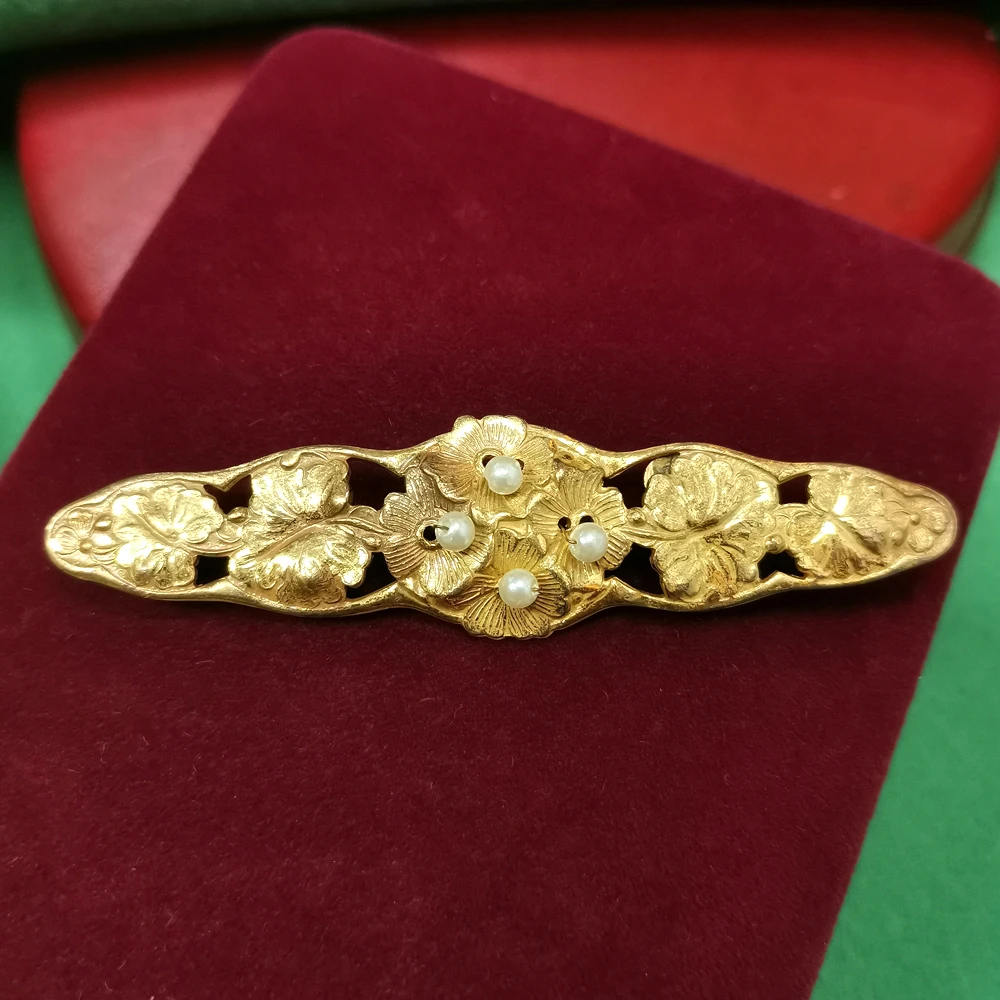 MIRIAM HASKELL古典一字胸针[2411281-078]