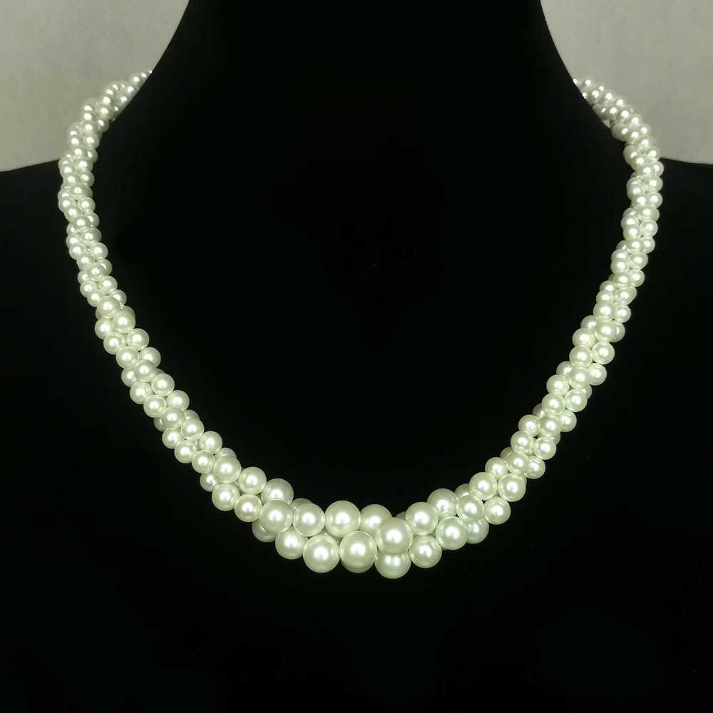 napier珠珠扭扭塔链项链45cm[2412039-023]