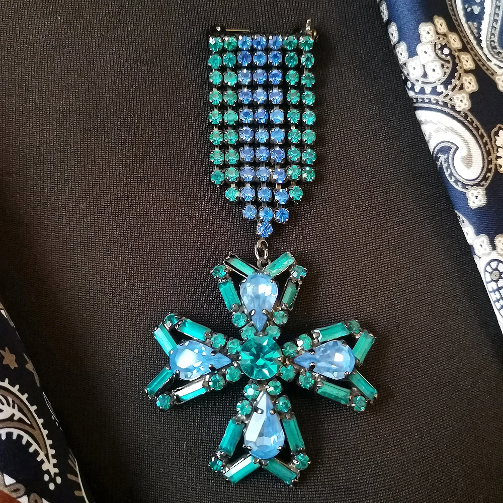 BW八十年代高阶图册款皇家马耳他胸针[3410112-001]