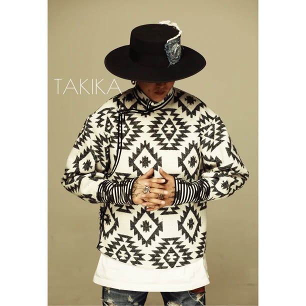 TAKIKA 新款天马星空男女同款立领夹克