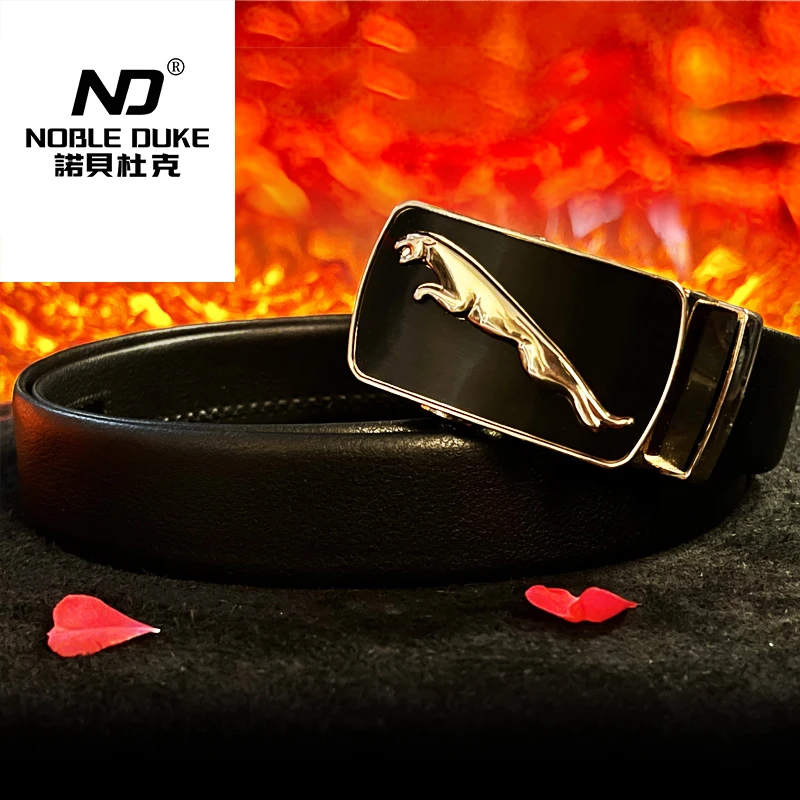 真牛皮皮带男士休闲轻奢男款百搭潮流商务休闲中年腰带